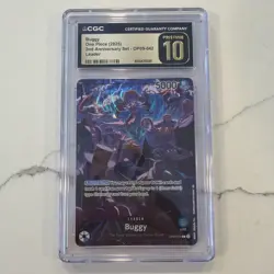 2025 One Piece 2nd Anniversary Buggy LEADER CGC PRISTINE 10 OP09-042 - Image 1