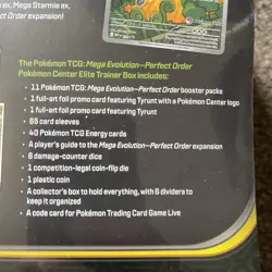 Perfect Order Pokemon Center ETB PRESALE Pokemon TCG (New & Sealed) Small Tear - Image 4