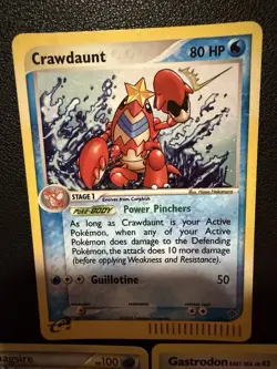 Pokemon Reverse Holo Lot Crawdaunt Quagsire Gastrodon Sea Vintage DP / E-Reader - Image 2