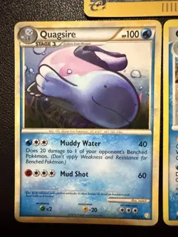 Pokemon Reverse Holo Lot Crawdaunt Quagsire Gastrodon Sea Vintage DP / E-Reader - Image 3