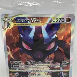 Pokemon TCG Lucario VSTAR SEALED Sword & Shield Black Star Promo Card SWSH291 - Image 3
