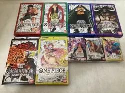 One Piece Card Game Starter Deck Set of 9 ST01-09 Factory Sealed Japanese Bandai - Image 1
