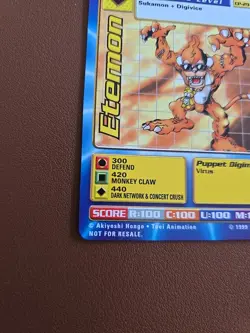 Etemon CP-29 Promo Digimon Card Digital Monsters Vintage - Image 4