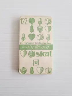 CARTE DA GIOCO SIGILLATE KZWP SKAT 122 32 LISTKOWE LAKIEROWANE PLAYING CARDS NEW - Image 1