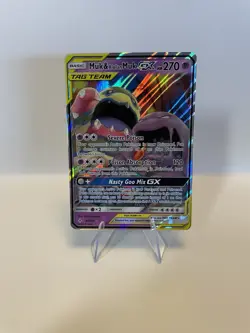 Muk & Alolan Muk GX Holo Ultra Rare Card 61/214 Sm-Unbroken Bonds - Image 1