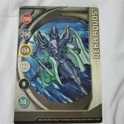 Bakugan Battle Brawlers Lock & Load Metal Gate Card 2/6deka BA002 - Image 1