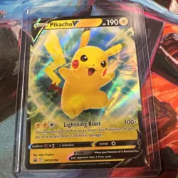 Pikachu V SWSH198 Holofoil Promo Pokemon TCG Card NM - Image 1