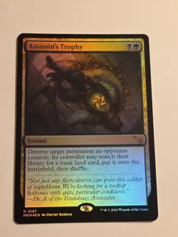 Assassin's Trophy FOIL X1 MKM MTG Murders At Karlov Manor - Image 1