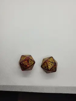 Mtg oversized spindown d20 Lotr Set Of Two From The Gift Box - Image 1
