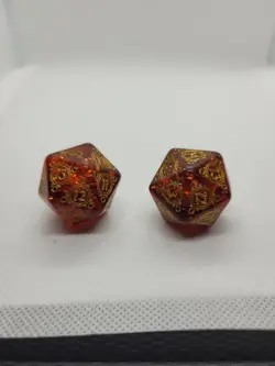 Mtg oversized spindown d20 Lotr Set Of Two From The Gift Box - Image 2