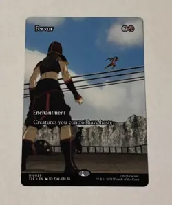 MTG Fervor (Borderless) Avatar: The Last Airbender TLE LP - Image 1