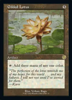 1x Gilded Lotus - Retro Frame - The Brothers' War - Near Mint, English - MTG! - Image 1
