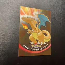 1999 Topps #06 Charizard Holo Foil TV Animation Series 1 Pokemon Card NM - Image 2