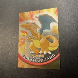 1999 Topps #06 Charizard Holo Foil TV Animation Series 1 Pokemon Card NM - Image 3