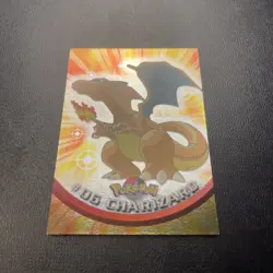 1999 Topps #06 Charizard Holo Foil TV Animation Series 1 Pokemon Card NM - Image 4