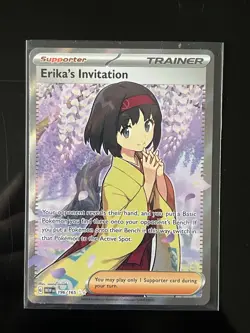 Pokemon Erika's Invitation Sv: Scarlet & Violet 151 Holo 196/165 English - Image 1