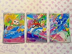 Pokemon TCG 30th Anniversary Mega Evolution Promo Set (Rowlet, Litten, Popplio) - Image 1