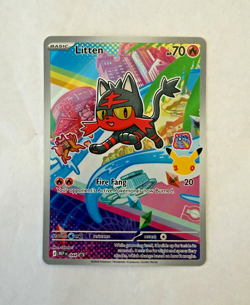 Pokemon TCG 30th Anniversary Mega Evolution Promo Set (Rowlet, Litten, Popplio) - Image 4