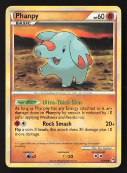 Phanpy Common Normal CL 66/95 LP Pokemon TCG - Image 1