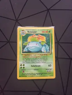 Pokemon TCG Venusaur Base Set Holo 15/102 - Image 1