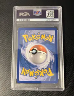 2010 Pokemon Heartgold Soulsilver Triumphant Machamp Prime Holo #95 PSA 7 - Image 2