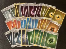 Pokemon Holo Energy's - Sword And Shield/Scarlet And Violet - Mixed Lot Of 60 - Image 1