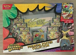 Pokemon TCG - Ascensed Heroes Premium Poster Collection Lucario - New Sealed - Image 1