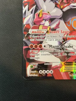Pokemon TCG Team Magma's Groudon EX 15/34 Double Crisis Holo Rare Moderate play - Image 5