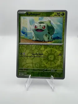 Bulbasaur Common Reverse Holo Sv: Scarlet & Violet 151 Pokemon TCG Card 001/165 - Image 1