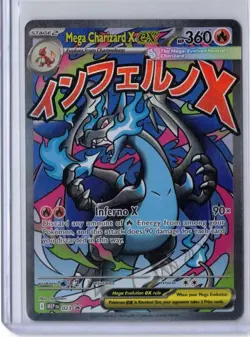 Pokemon Mega Charizard X EX TCG Trading Card 🔥 #23 - Image 1
