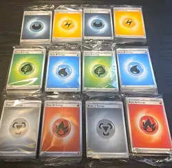 x12 Packs Of 45 Energy Cards From Pokemon Elite Trainer Box ETB NEW Sealed - Image 1