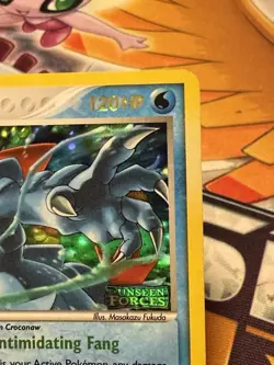 Pokemon TCG Feraligatr EX Holographic Rare Card 4/115 Unseen Forces - Image 4