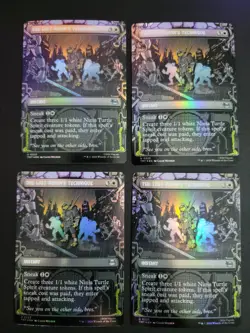 The Last Ronin's Technique (X4 Showcase Foil) Uncommon MTG Ninja Turtles - Image 1