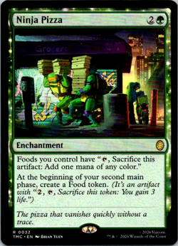 Ninja Pizza #32 || MTG - Commander: Teenage Mutant Ninja Turtles || 2026 - Image 1