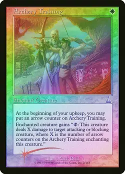Archery Training FOIL Urza's Destiny NM White Uncommon MAGIC - Image 1