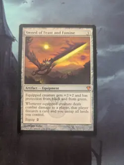 Sword of Feast and Famine Magic Modern Event Deck Regular - Image 1