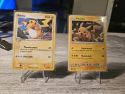 Pikachu Pokemon Lot NM To DAM : Pikachu SM227NM Raichu 51/110DAM - Image 1