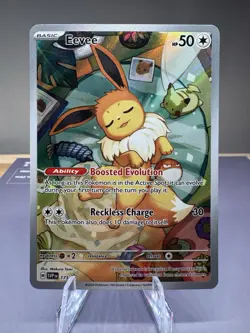 Pokemon TCG Eevee Prismatic Evolutions ETB Holo Promo 173 NM/Mint Condition - Image 1