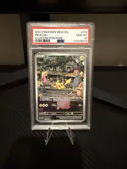 Pokemon 2023 Pikachu 173/165 Illustration Rare 151 GEM MINT PSA 10 - Image 1