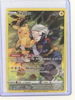 Pikachu TG05/TG30 Ultra Rare Pokemon TCG Lost Origin Trainer Gallery NM - Image 1