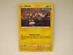 New Pokemon Blitzle Black Star Promo SWSH173 Fusion Strike LP - Image 1