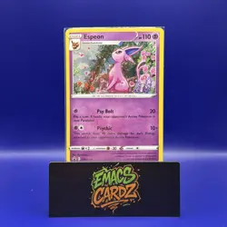 Espeon 2021 Pokemon Sword & Shield Black Star Promo SWSH174 Fusion Strike - Image 1