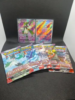 Pokemon TCG Paldea Evolved Booster Packs Complete Art Set New Factory Sealed + - Image 1
