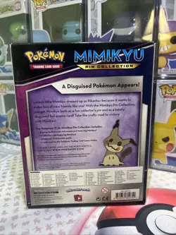 POKEMON TCG Mimikyu Premium PIN Collection +4 packs CASE INCLUDED - SEALED - Image 4