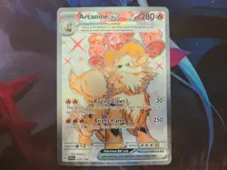 Pokemon Arcanine ex 224/198 SV01: Scarlet & Violet Base Set Holo NM - Image 1