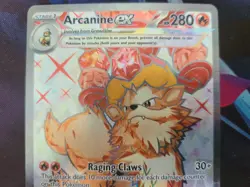 Pokemon Arcanine ex 224/198 SV01: Scarlet & Violet Base Set Holo NM - Image 2