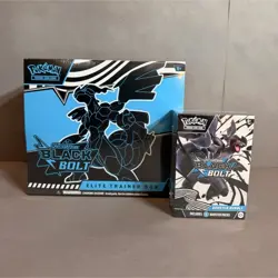 Pokemon Scarlet & Violet Black Bolt ETB & BOOSTER BUNDLE (Set of 2)🔥 - Image 1