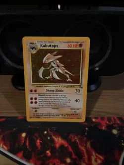 Kabutops 9/62 Fossil Set Holo Rare Pokemon WOTC LP/Played - Image 1