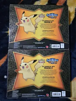 2 Pokemon TCG: Shining Fates Pikachu V Collection Box NEW - Image 2