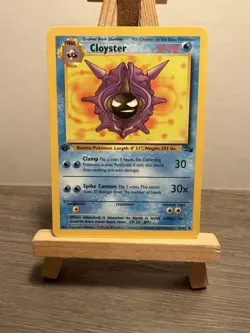 Pokemon TCG Cloyster 1st Edition Fossil Uncommon 32/62 - Image 1